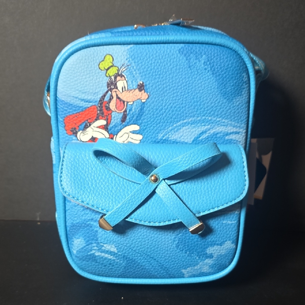 Blue Kids Cartoon Character Crossbody Bag